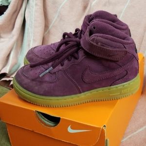 Nike Air force 1, purple, size 10c, good condition